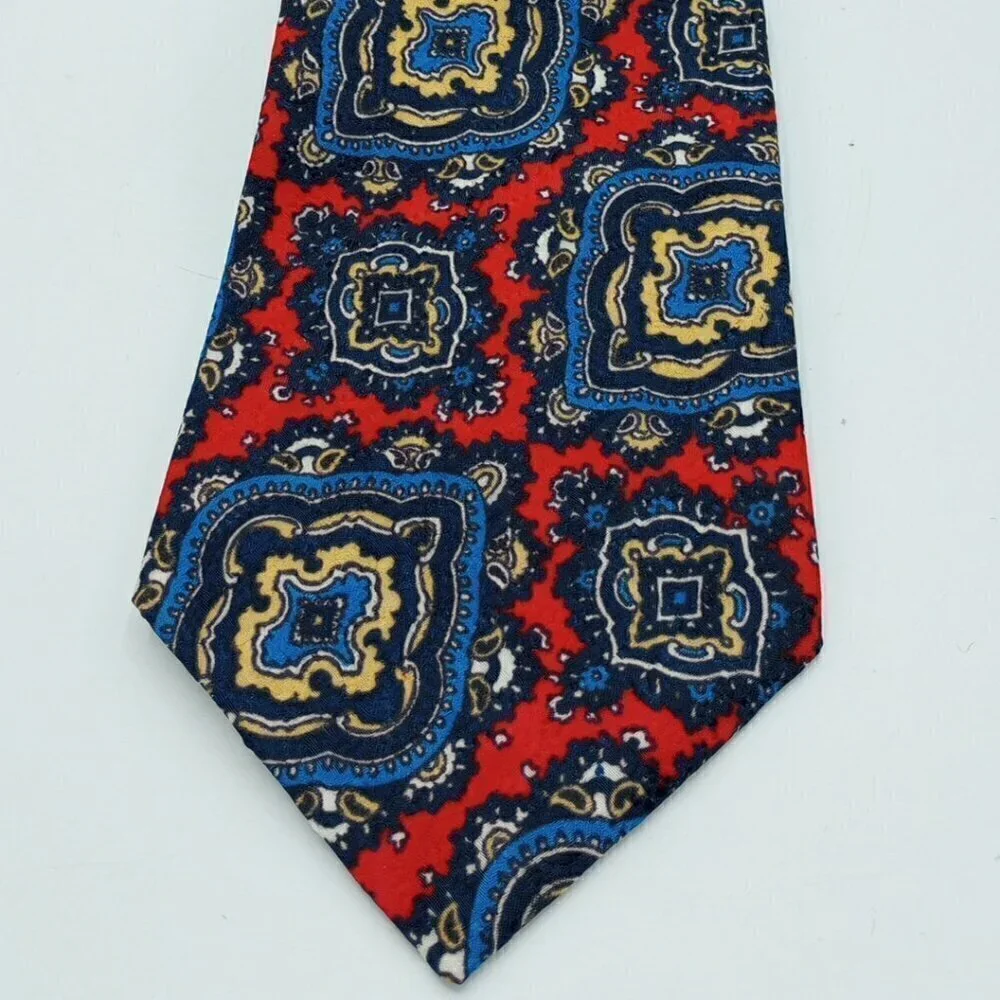 Grenada Multi Colored Abstract Patterned Men's Tie - 55